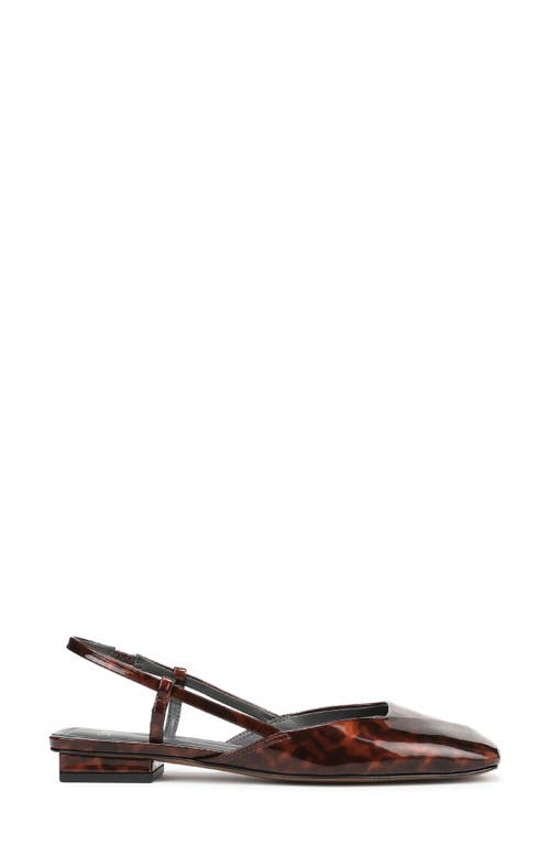 Sarto By Franco Sarto Telica Slingback Flat In Brown