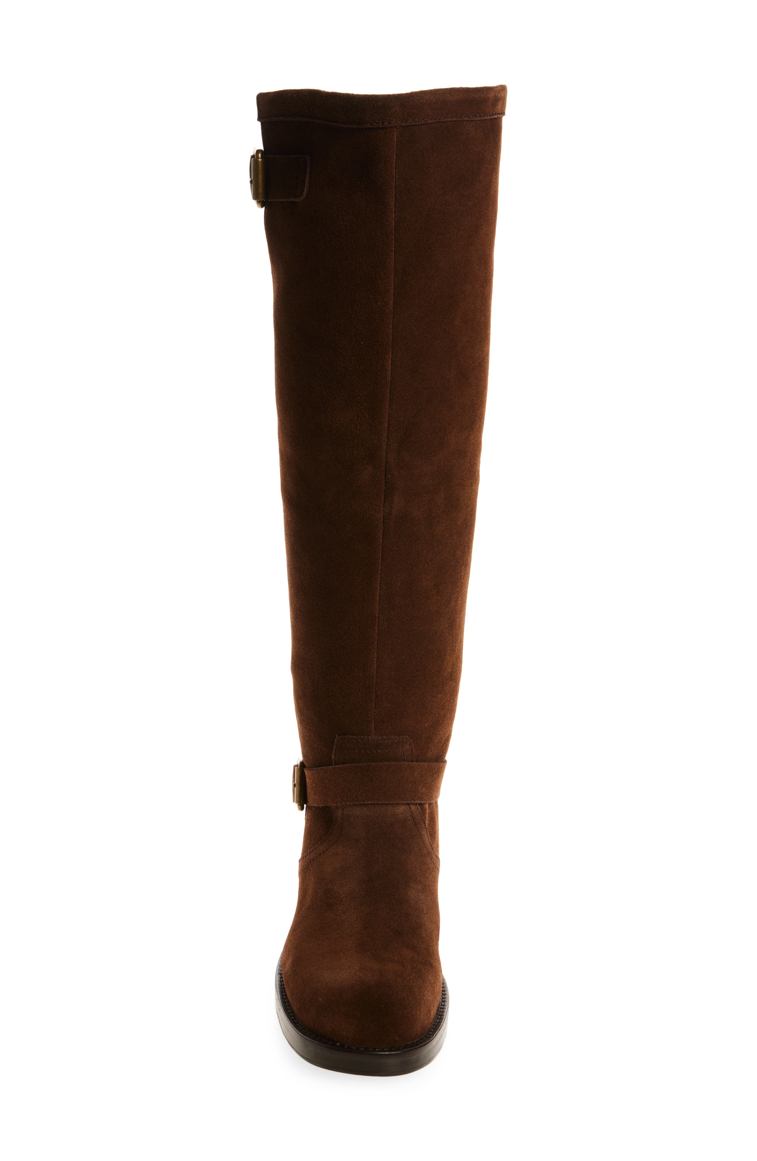 Jeffrey Campbell Appalachia Knee High Boot, Alternate, color, Brown Suede