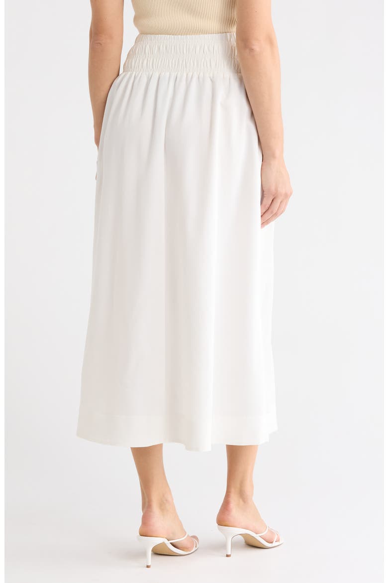 Smocked Waist Maxi Skirt, Alternate, color, MARSHMALLOW