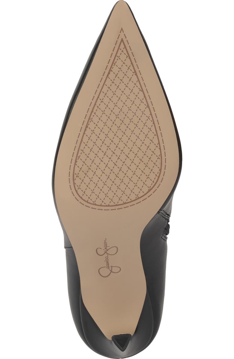 Jessica Simpson Welina Pointed Toe Bootie, Alternate, color, Black Strnpp