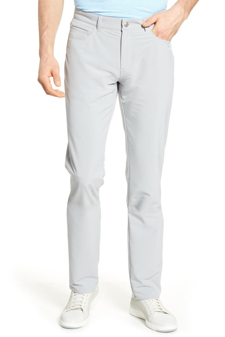 Double Weave Stretch Trousers, Main, color, GALE GREY