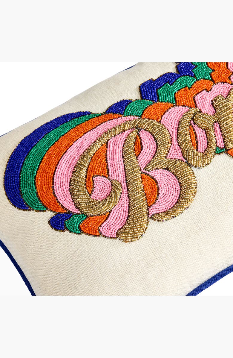 Jonathan Adler Bonjour Beaded Pillow, Alternate, color, Multicolor