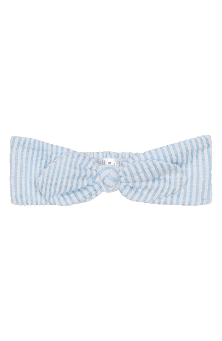 Petit Lem’s Mini Threads Knit Dress, Headband and Sunglasses Set, Alternate, color, Light Blue