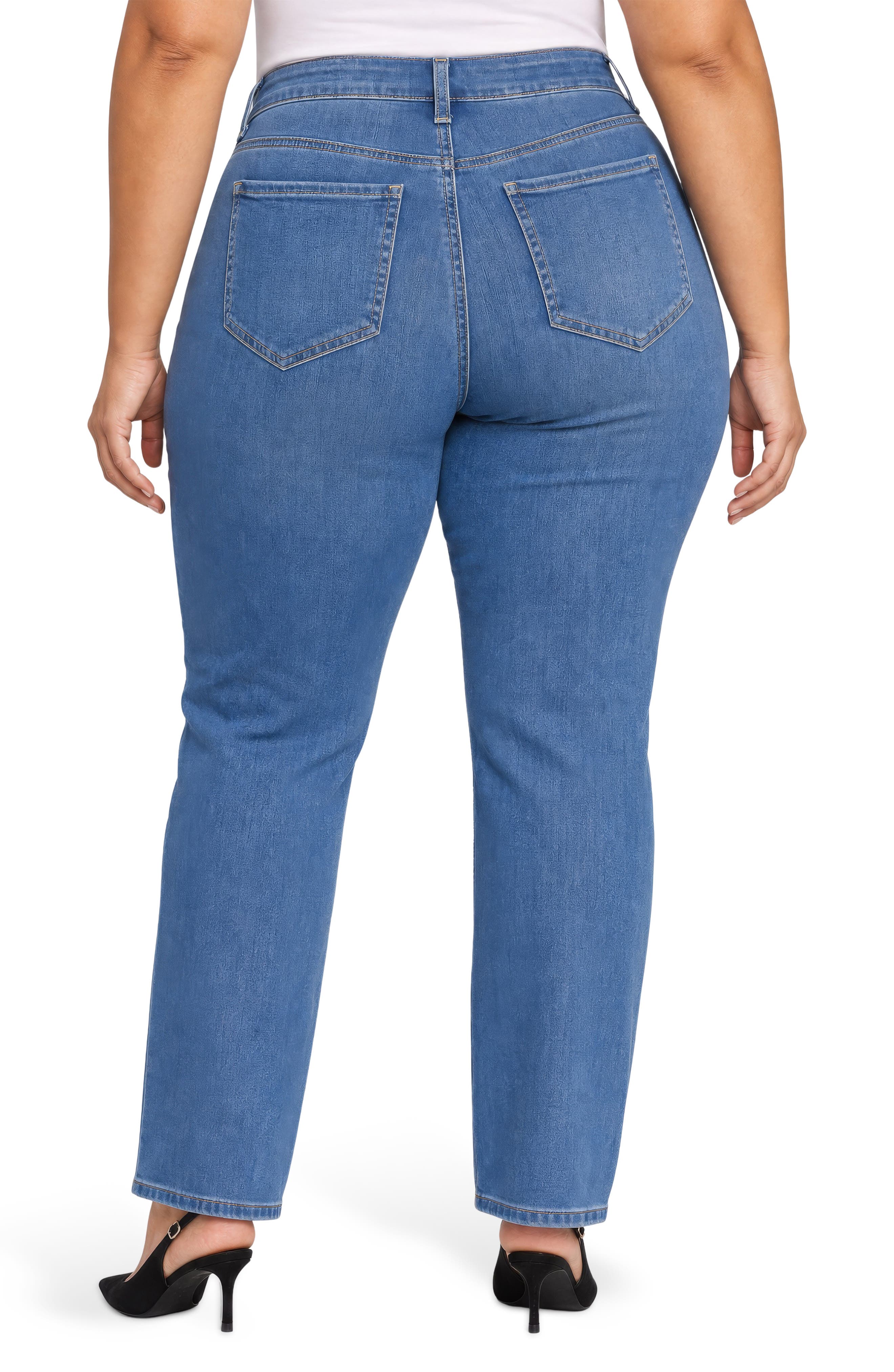 NYDJ Marilyn High Waist Straight Leg Jeans (Women) | Nordstrom
