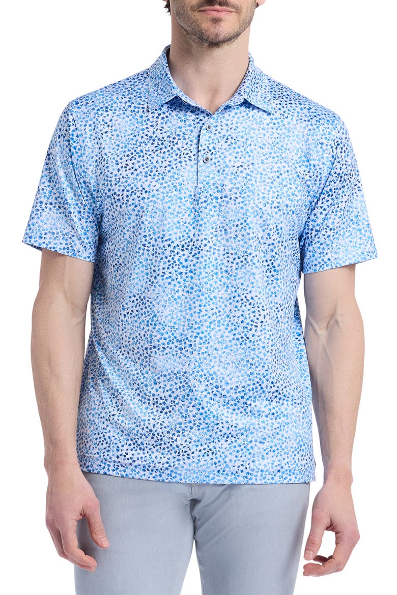 Fingal Knit Polo, Main, color, BLUE