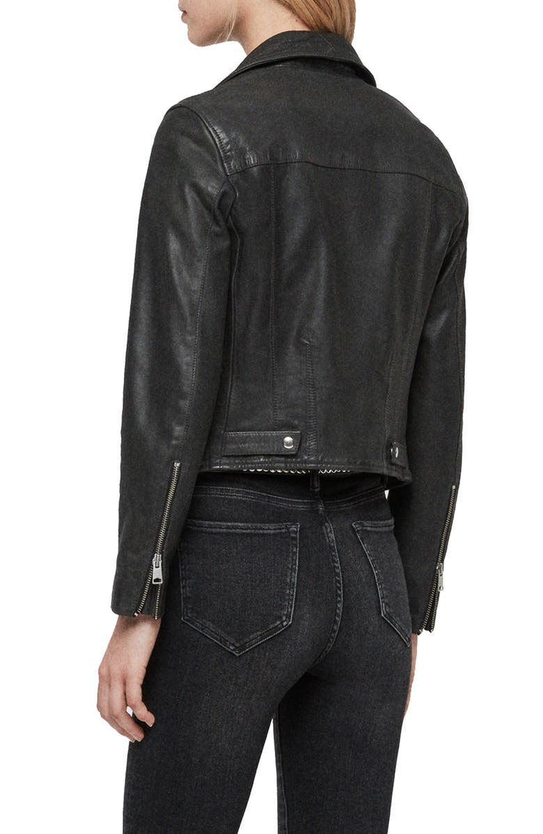AllSaints Arden Biker Jacket, Alternate, color, 