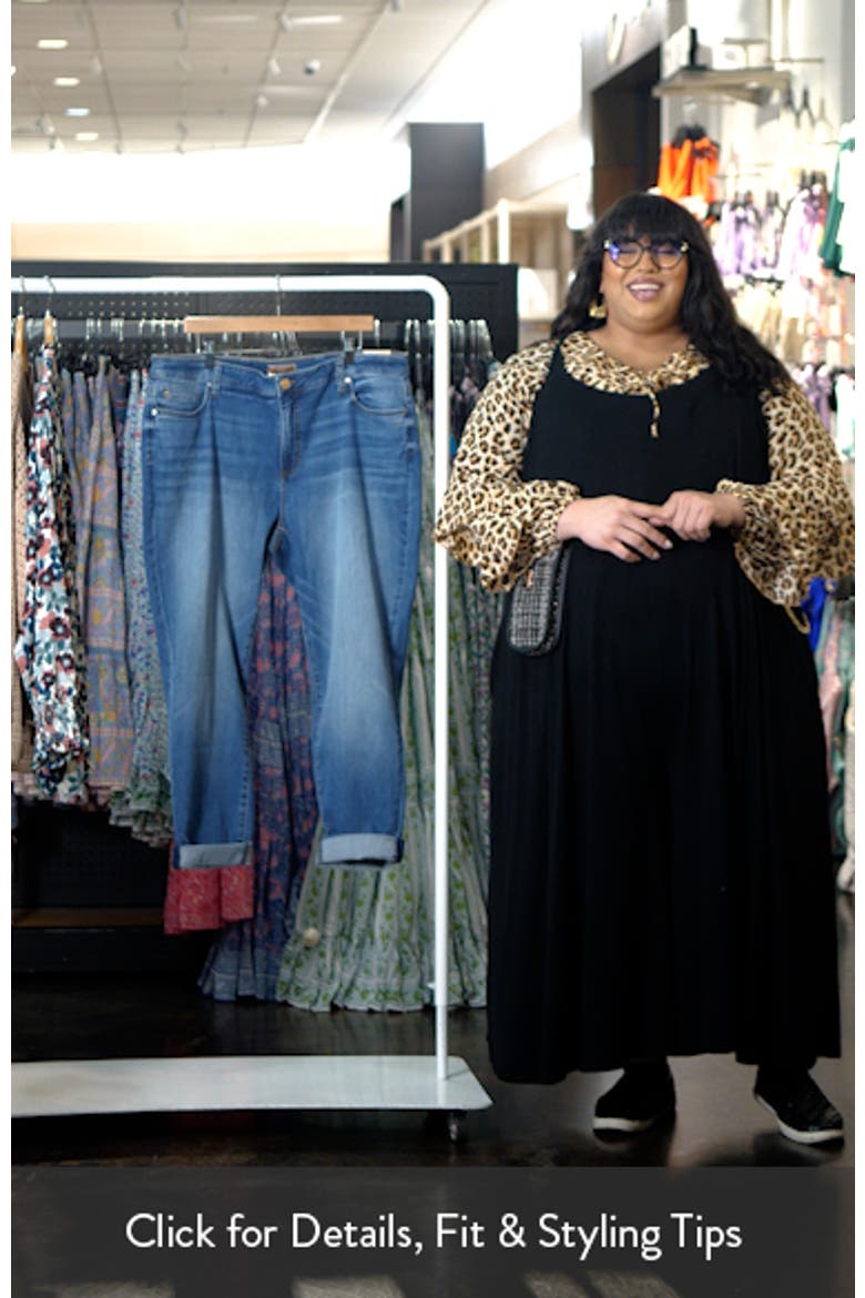 Catherine Mid Rise Boyfriend Jeans video