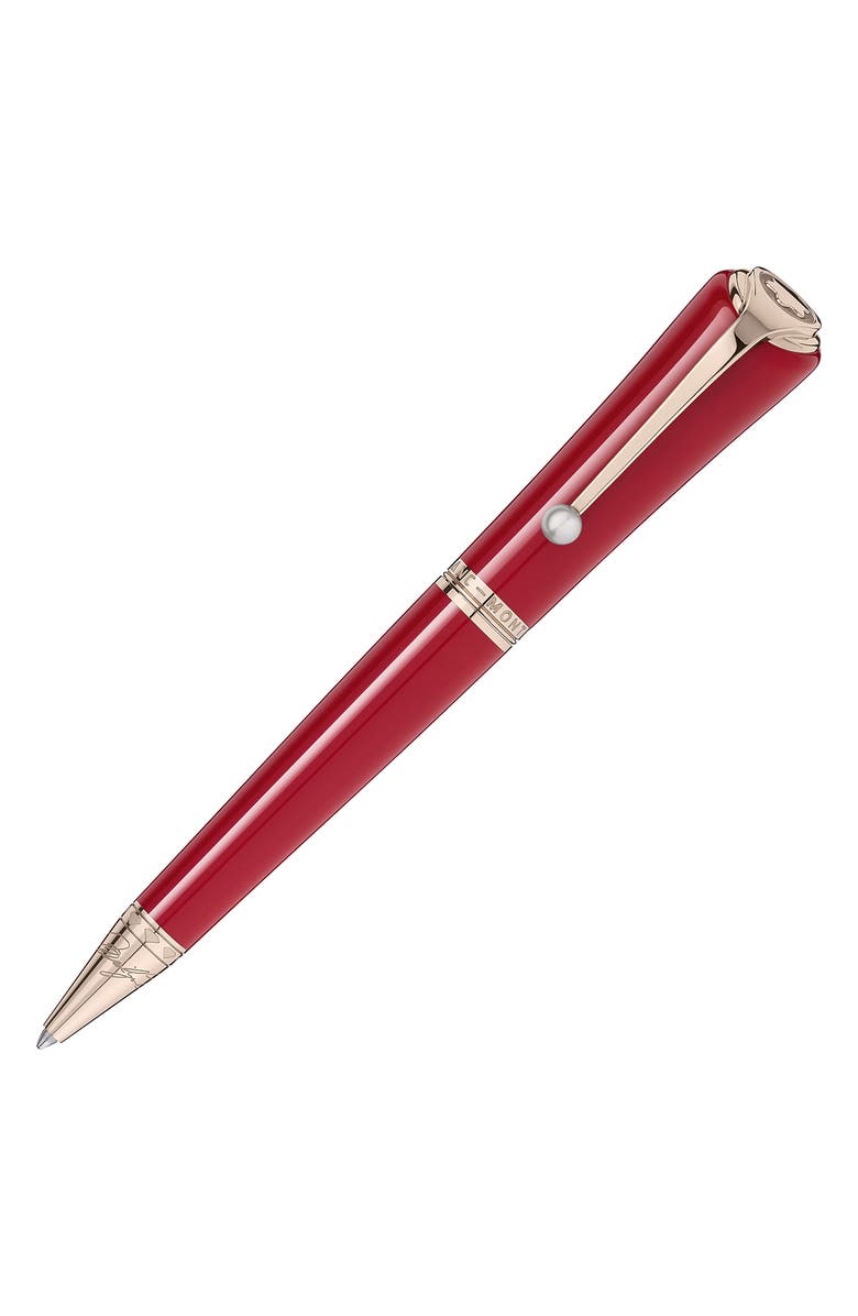 Montblanc Special Edition Muses Marilyn Monroe Ballpoint Pen, Alternate, color, Red