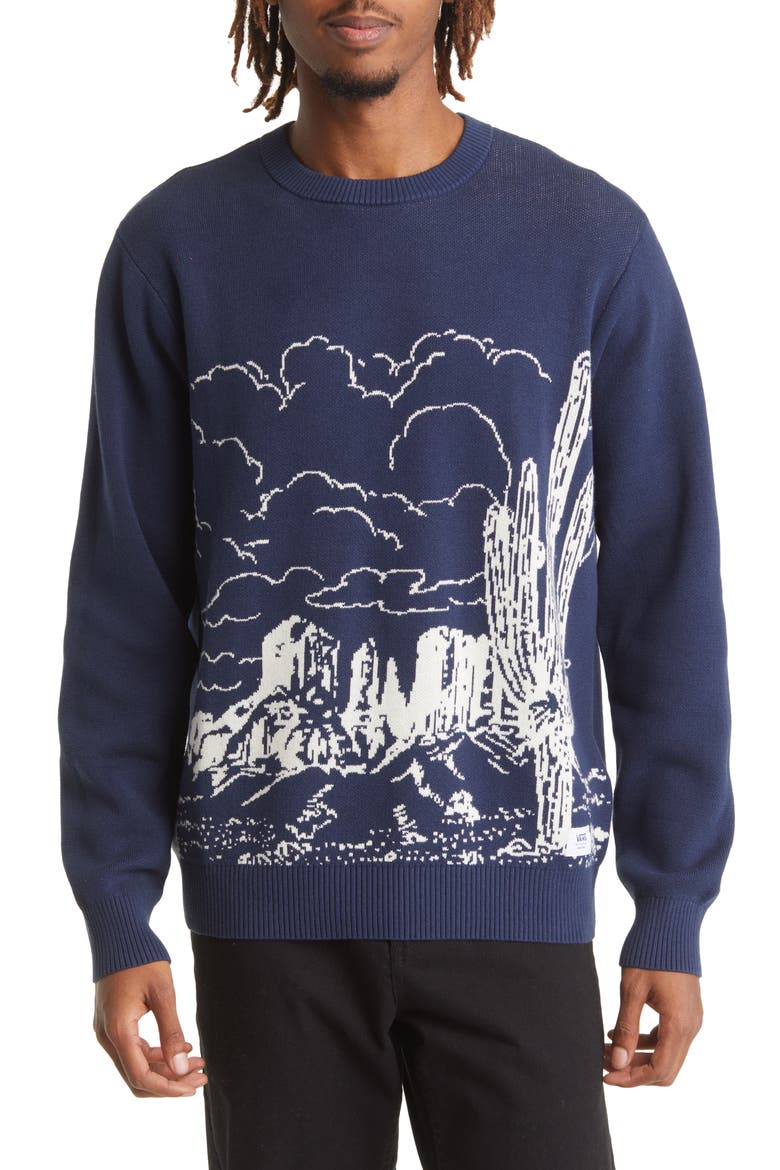 Anaheim Scenic Sweater, Main, color, DRESS BLUES