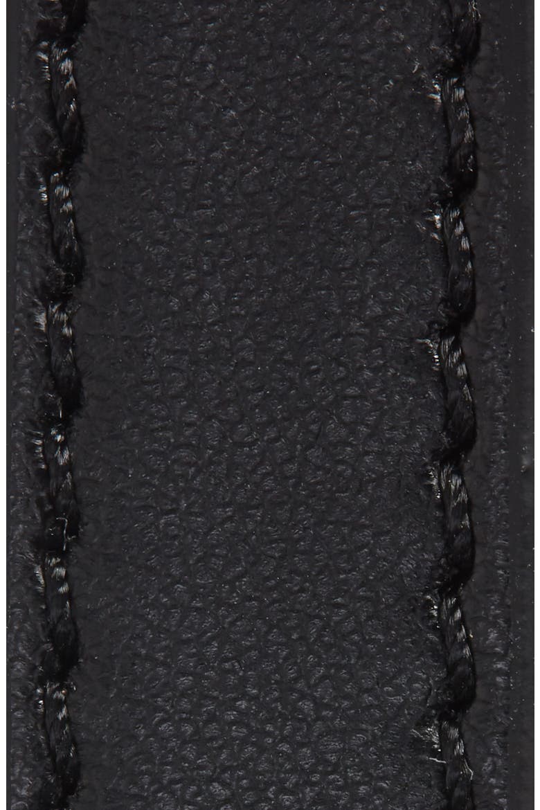 Eco Alter Faux Leather Belt, Alternate, color, BLACK