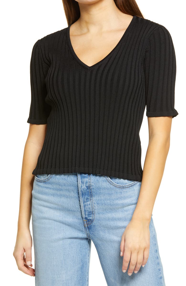 Endless Rose Rib Knit Top, Main, color, 