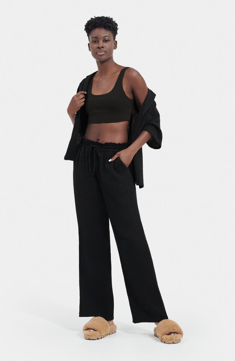 UGG<sup>®</sup> Karrie Cotton Gauze Lounge Pants, Alternate, color, 