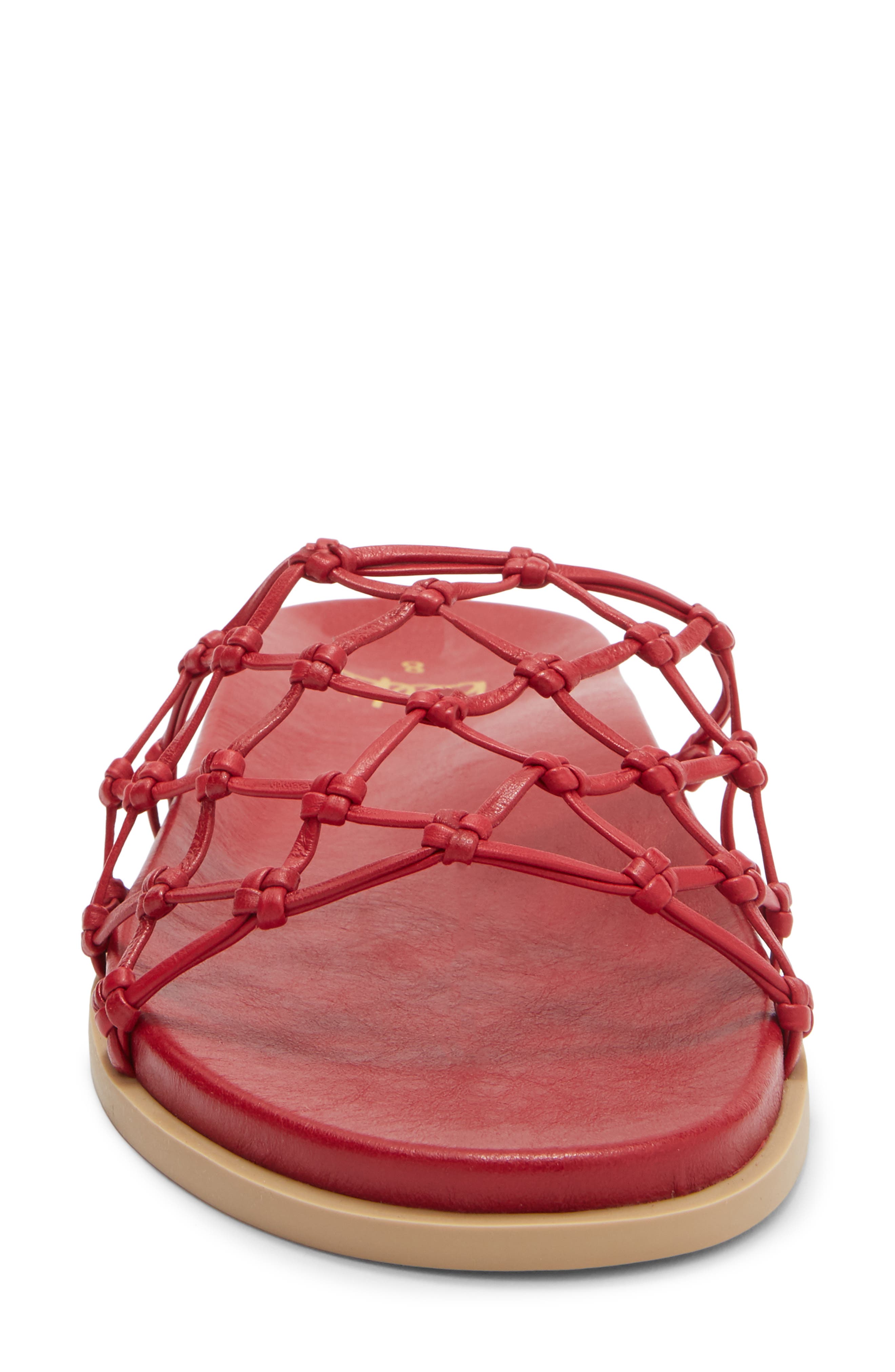 Beek Harpy Slide Sandal, Alternate, color, Lipstick