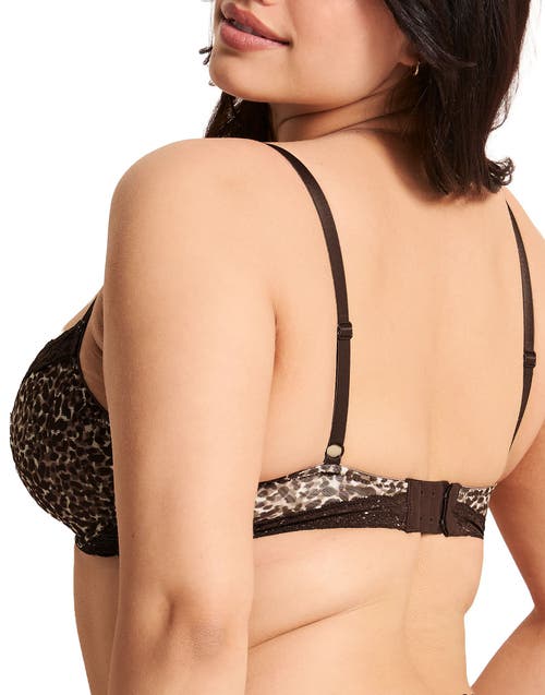 Adore Me Akari Unlined Demi Bra In Brown