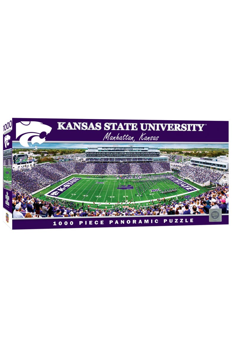 Kansas State Wildcats 1000pc Pano Puzzle, Main, color, Multicolor