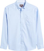 Johnston & Murphy Non-Iron Cotton Dobby Dress Shirt