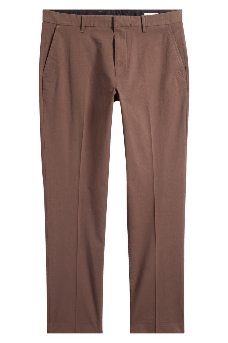 Weekday Warrior Slim Fit Glen Check Dress Pants, Alternate, color, TUESDAY BROWN GLEN CHECK