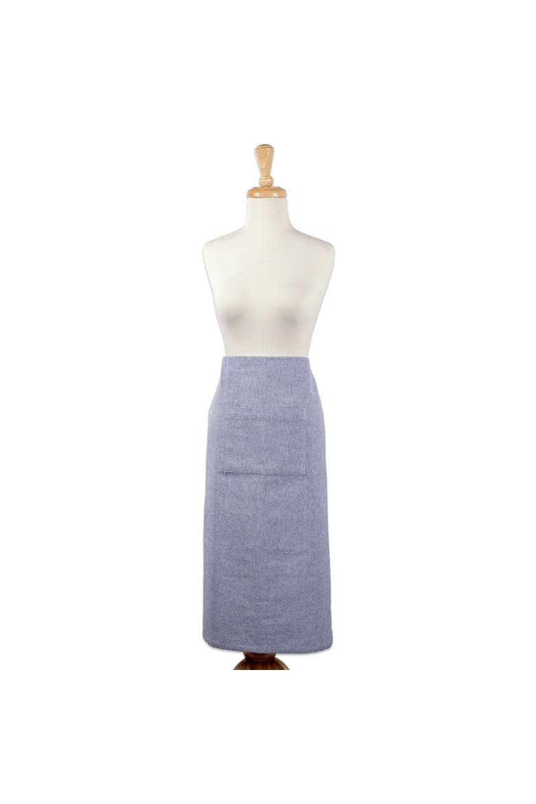 Bistro Chambray Apron Blue, Alternate, color, Blue