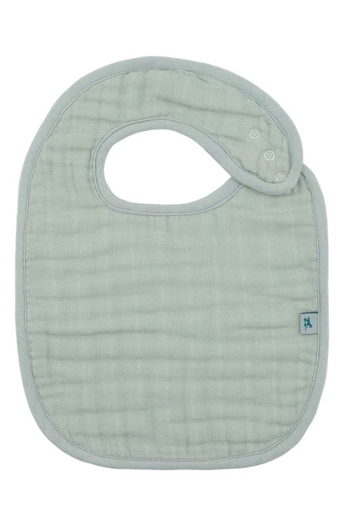 Little Unicorn 3-pack Organic Cotton Muslin Bibs In Green