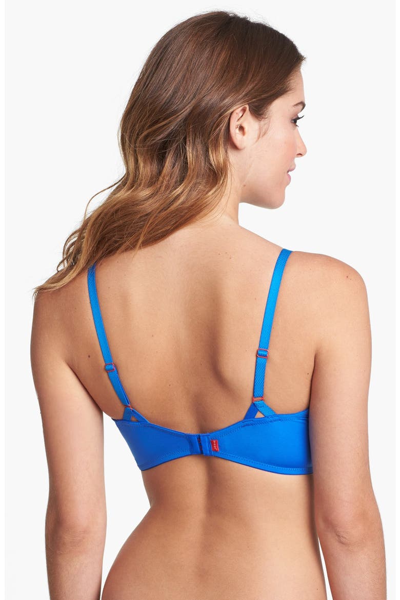 'Etoile' Underwire Bra, Alternate, color, BLUE VELVET/ PEACOCK