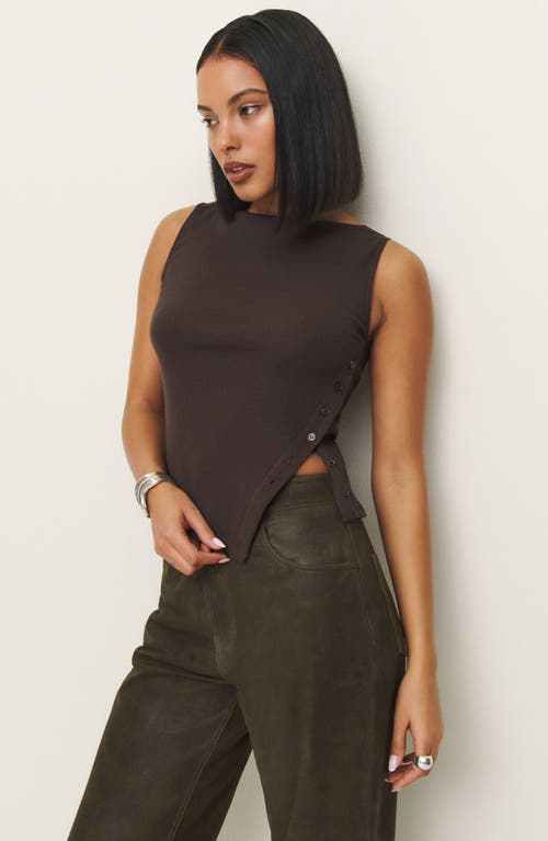 Reformation Hudson Knit Tank In Black