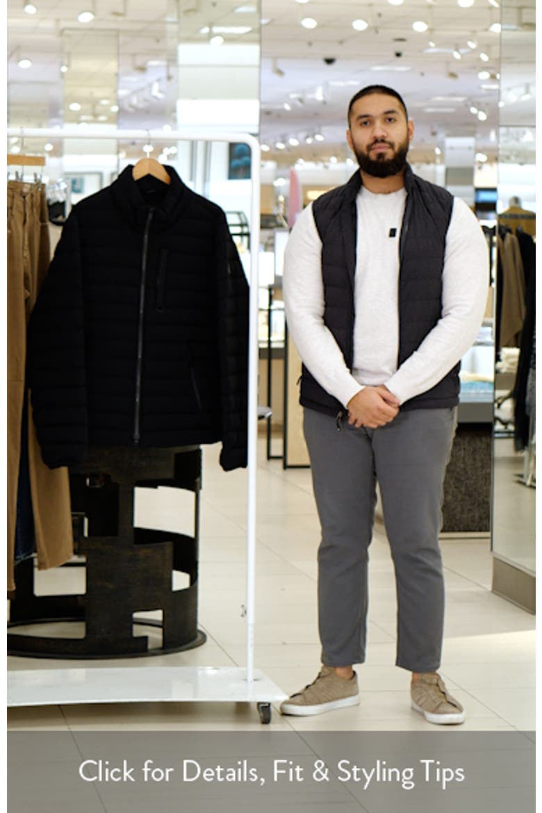 Laki Water Repellent Quilted Down Jacket video
