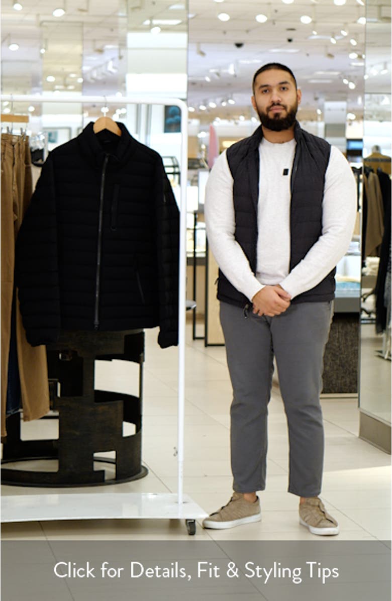 Laki Water Repellent Quilted Down Jacket, sales video thumbnail