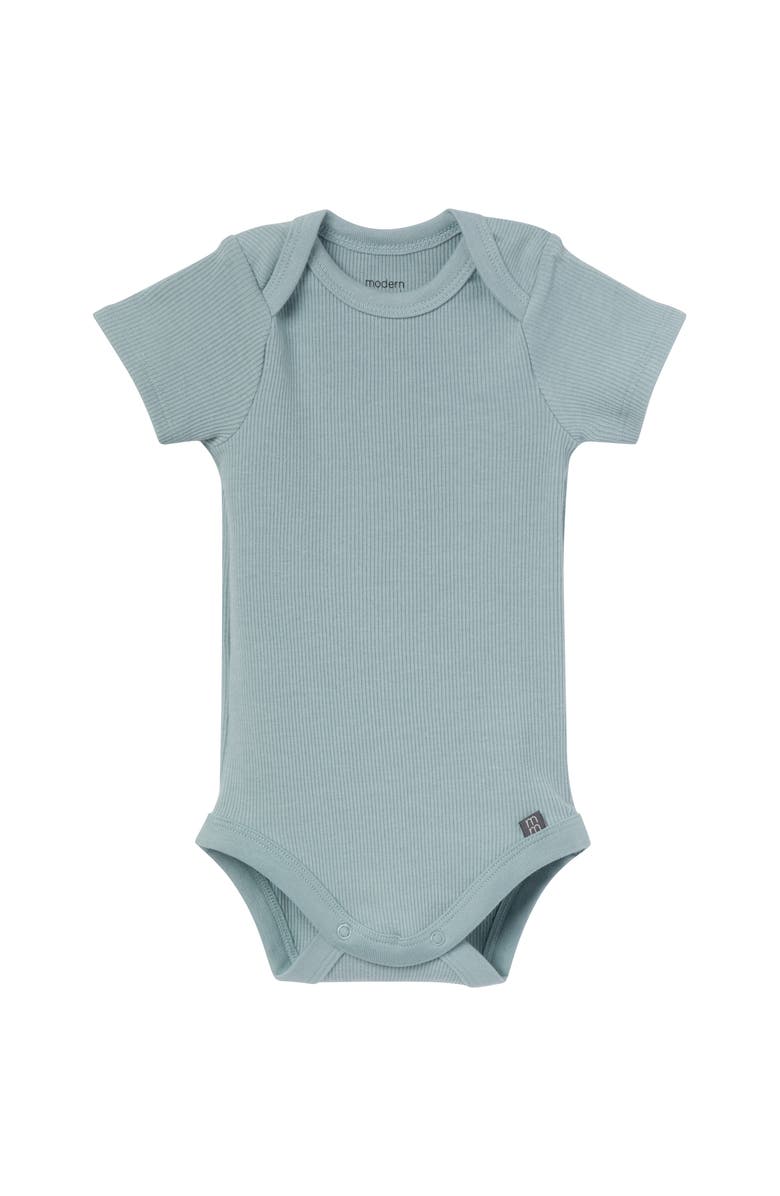 Modern Moments<sup>™</sup> by Gerber Coordinating 4-Pack Bodysuit & Shorts Set, Alternate, color, Stripes