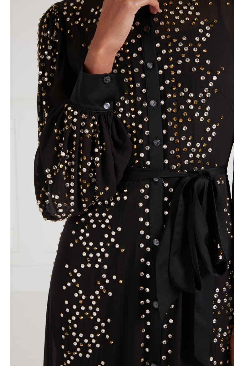 Oberon Shirt Dress, Alternate, color, Black