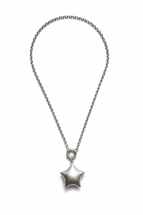 Puffed Star Necklace