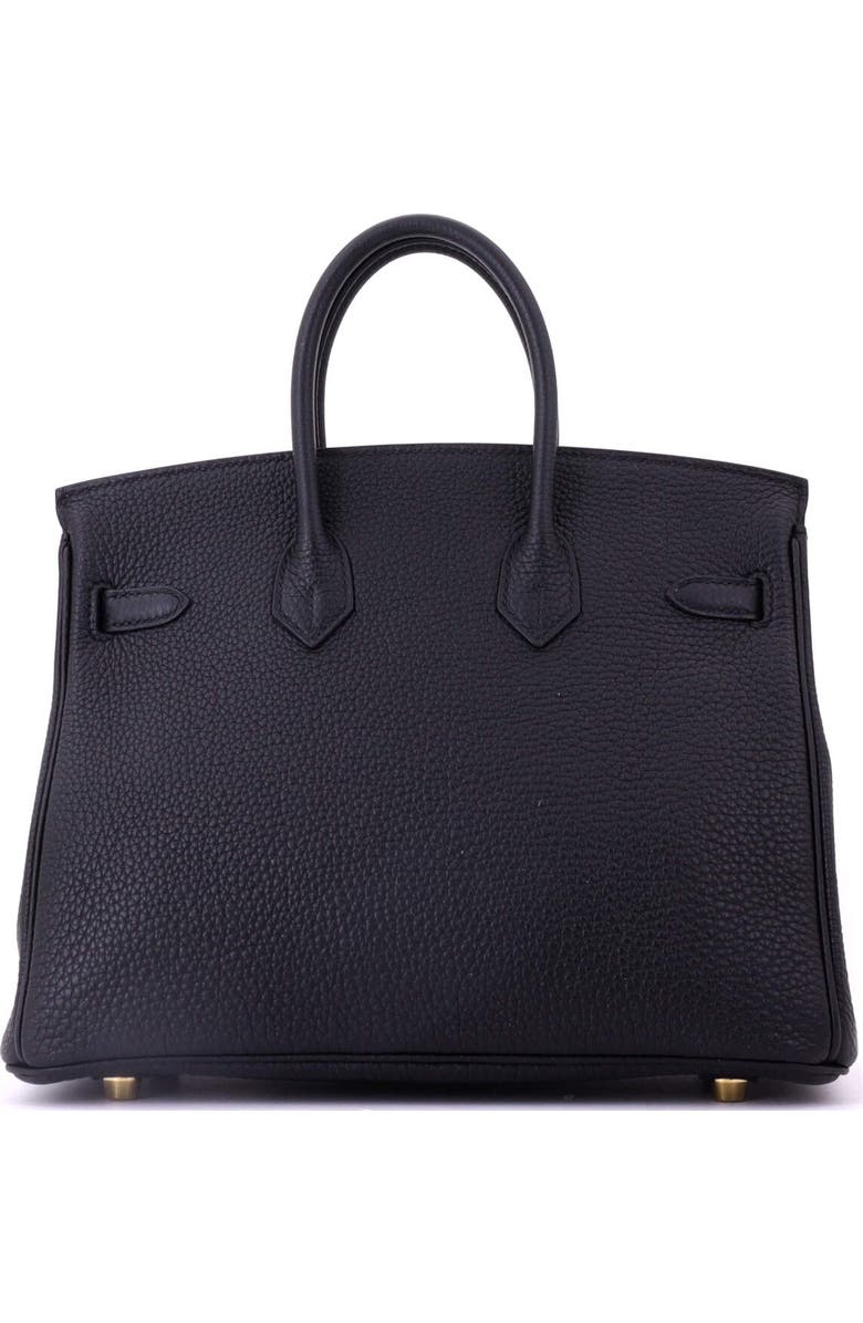 Pre-Owned Hermes Birkin Handbag Black Togo with Gold Hardware 25, Alternate, color, Noir