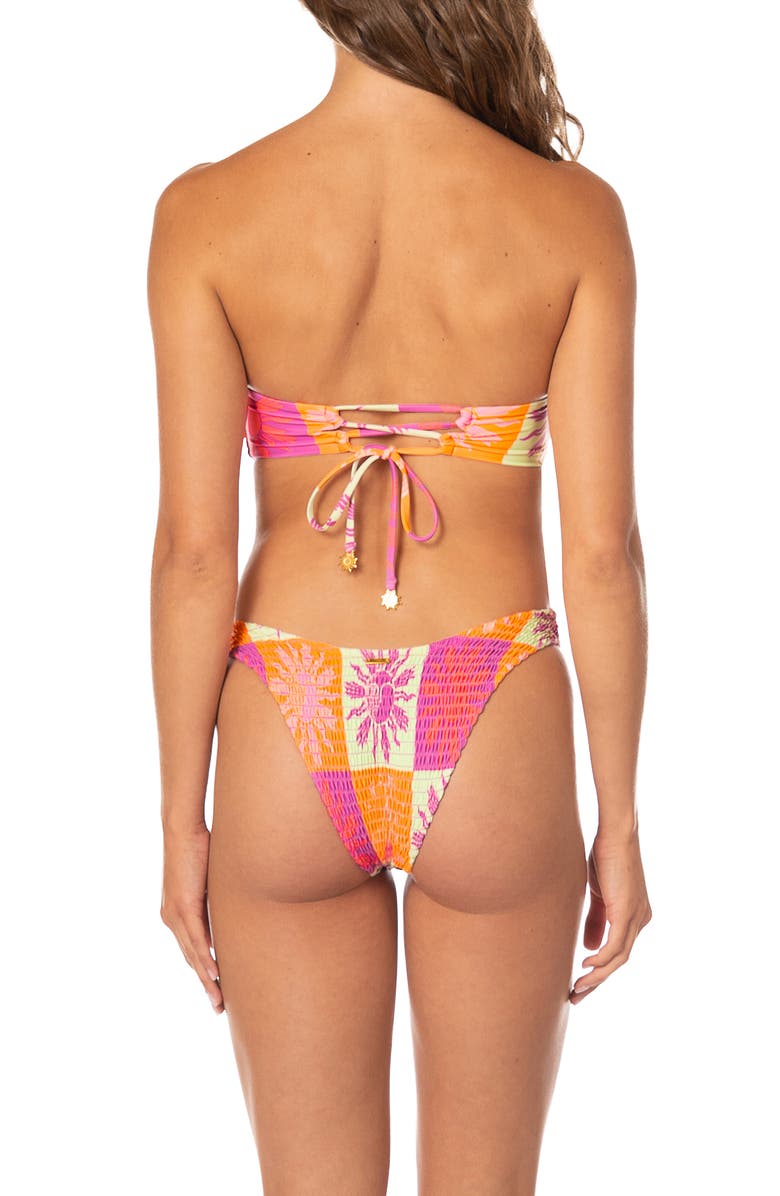 Maaji Patch Play Splendor Reversible Bikini Bottoms, Alternate, color, Lt/ Pastel Purple
