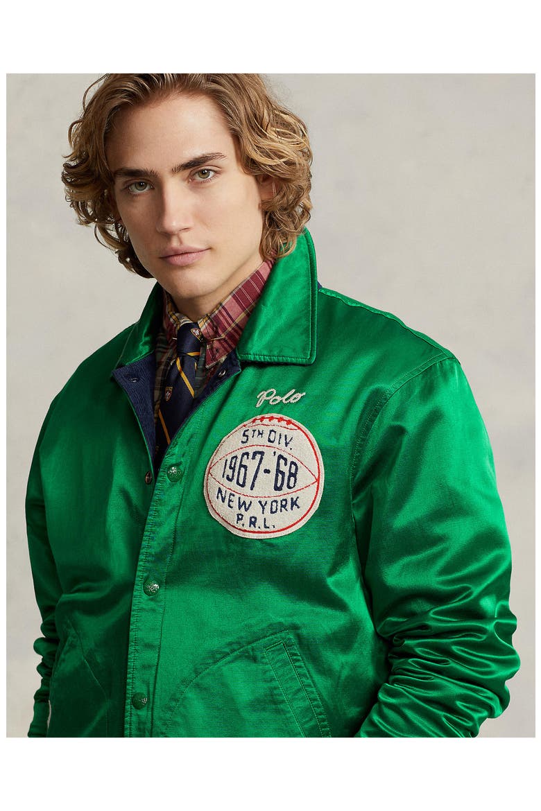 Polo Ralph Lauren Reversible Corduroy Varsity Jacket (Men) | Nordstrom