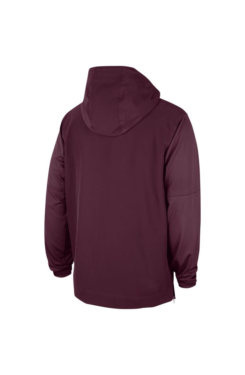 Nike Men's Nike Maroon Minnesota Golden Gophers 2023 Coach Hoodie Half-Zip Jacket, Alternate, color,