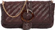Sam Edelman Bailee Woven Leather Clutch