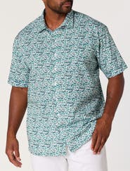 Synrgy by DXL Big & Tall Tonal Paisley Sport Shirt V2