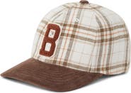 Brixton Big B Plaid Baseball Cap