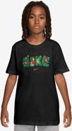 Nike Kids' Sportswear Soccer Boxy Cotton Graphic T-Shirt