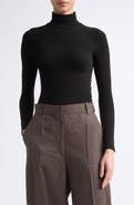 TOTEME Compact Jersey Mock Neck Top