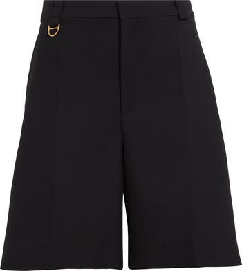 ショートパンツ Chloe SS25 Chloe Virgin Wool Shorts (CH25SSH07302 001) Chloé Virgin Wool Crepe Tailored Shorts | Nordstrom