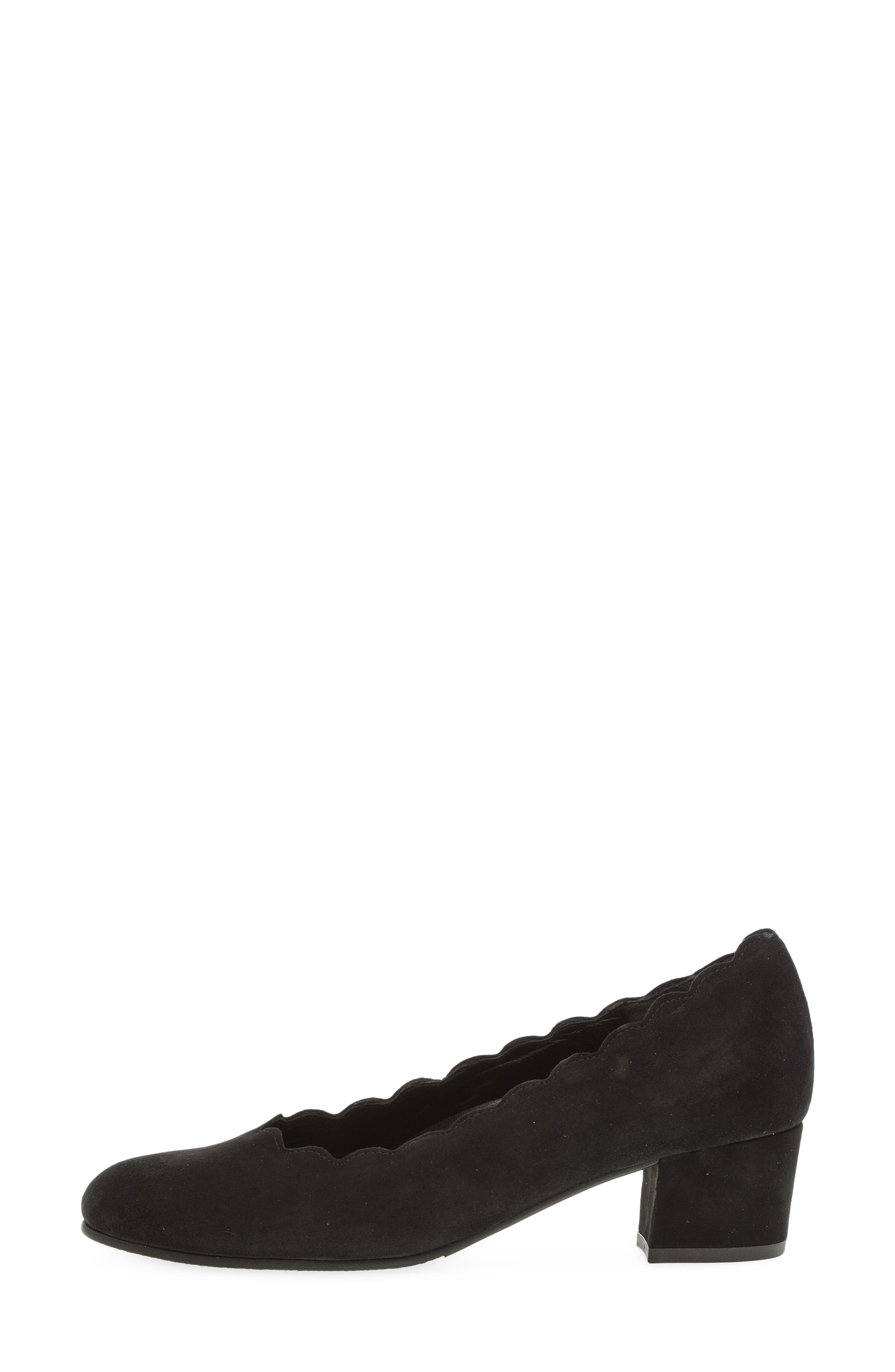 Scalloped Pump, Alternate, color, BLACK