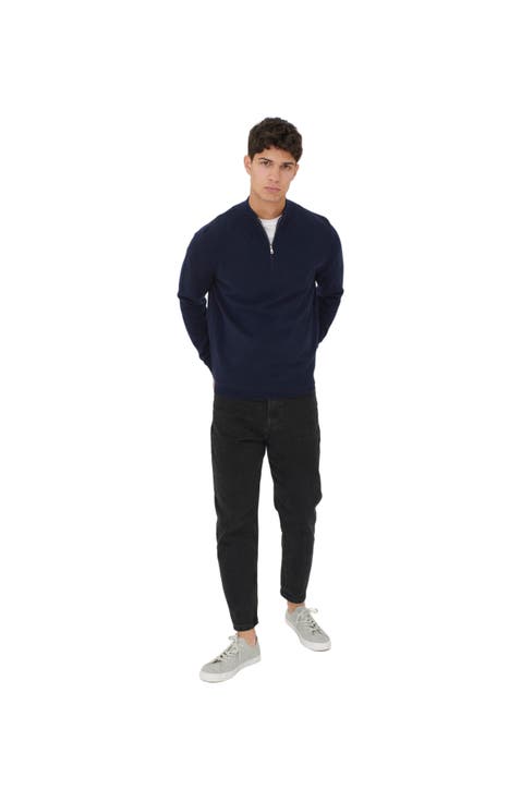 Essential Half-Zip Cashmere Sweater