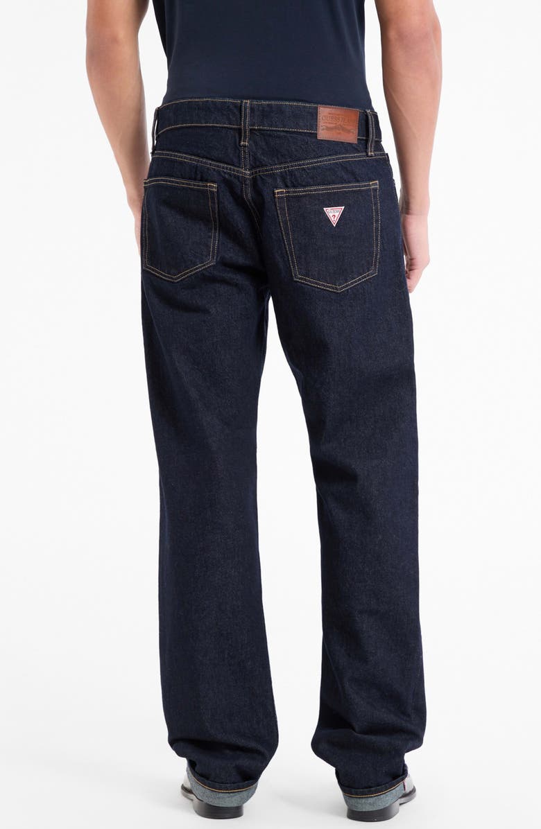 GUESS JEANS GJ Selvedge Straight Leg Jeans, Alternate, color, Gjse