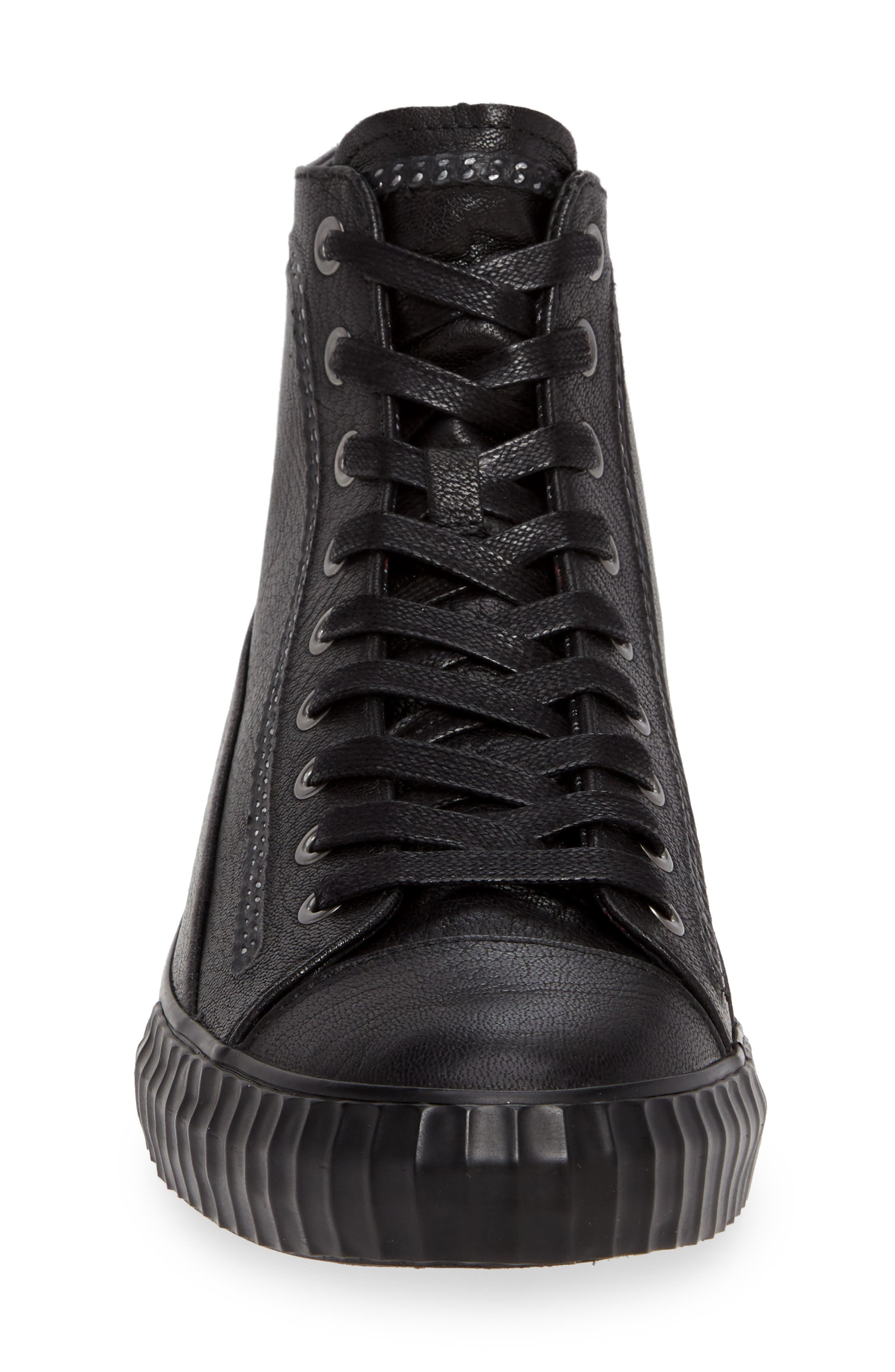 Bootleg by John Varvatos John Varvatos Star USA High Top Leather Sneaker, Alternate, color, 