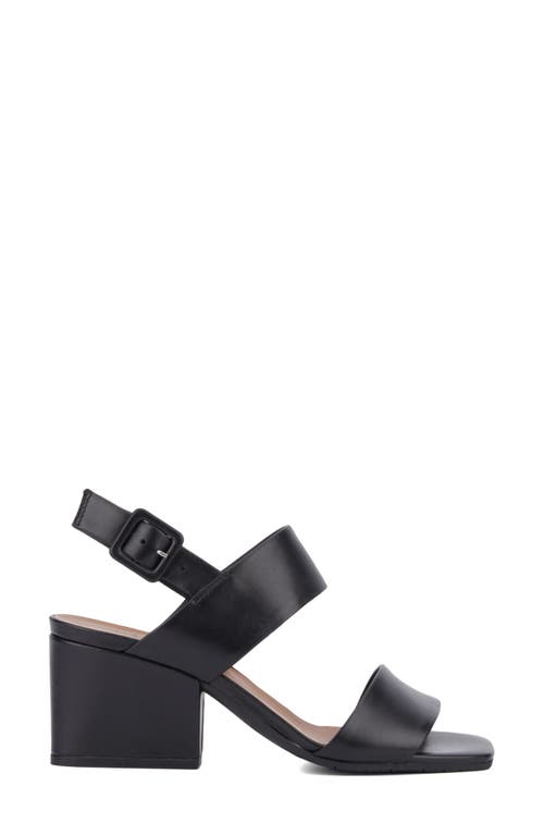 Aquatalia Rayma Water Repellent Slingback Sandal In Black