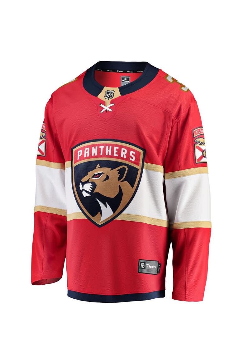 Men's Fanatics Seth Jones Red Florida Panthers Home Breakaway Jersey, Alternate, color, Red