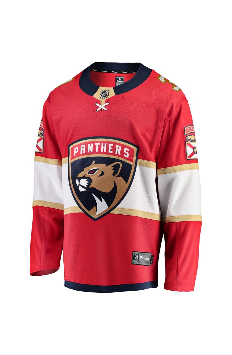 FANATICS Men's Fanatics Seth Jones Red Florida Panthers Home Breakaway Jersey, Alternate, color, Red