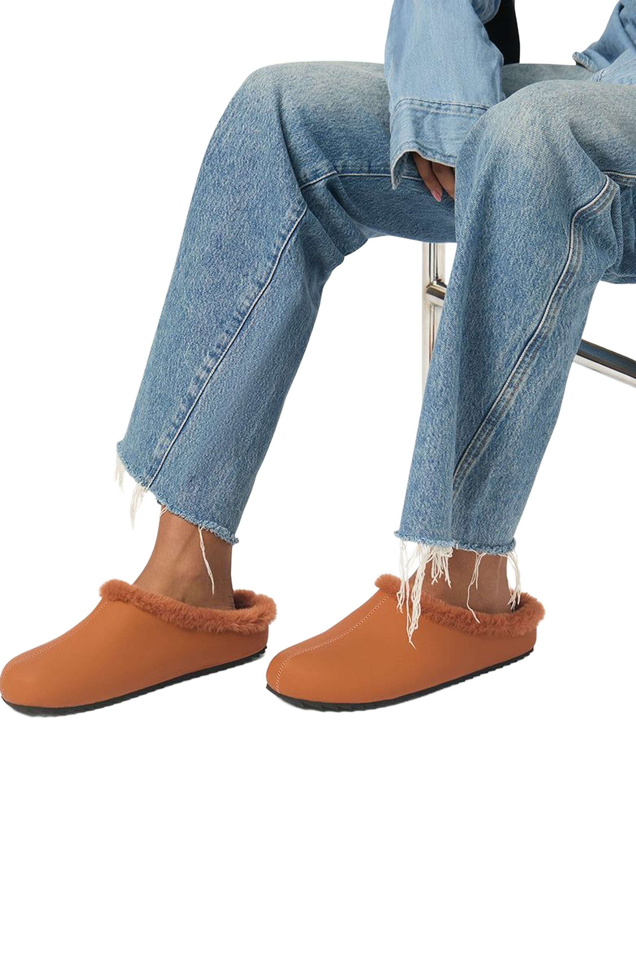 WeWoreWhat Vegan Leather Clog, Alternate, color, 