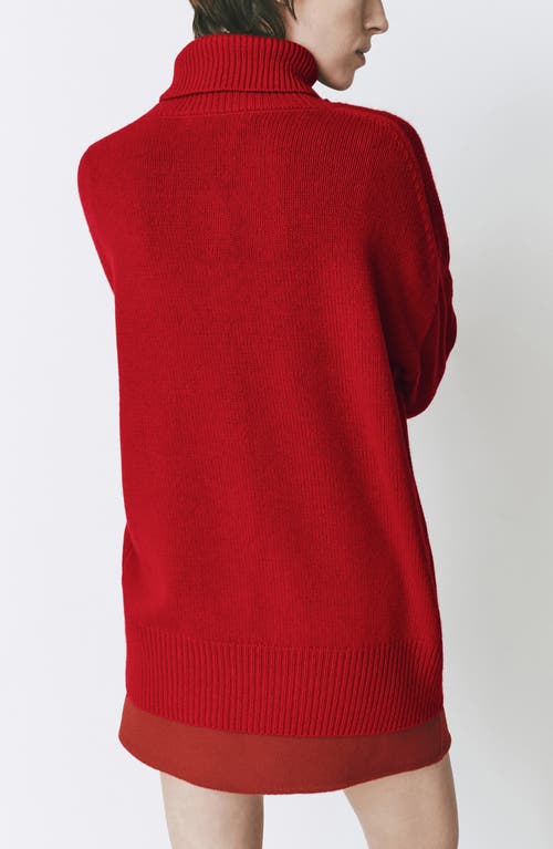RUE SOPHIE RUE SOPHIE GARCHES TURTLENECK WOOL & CASHMERE TUNIC SWEATER
