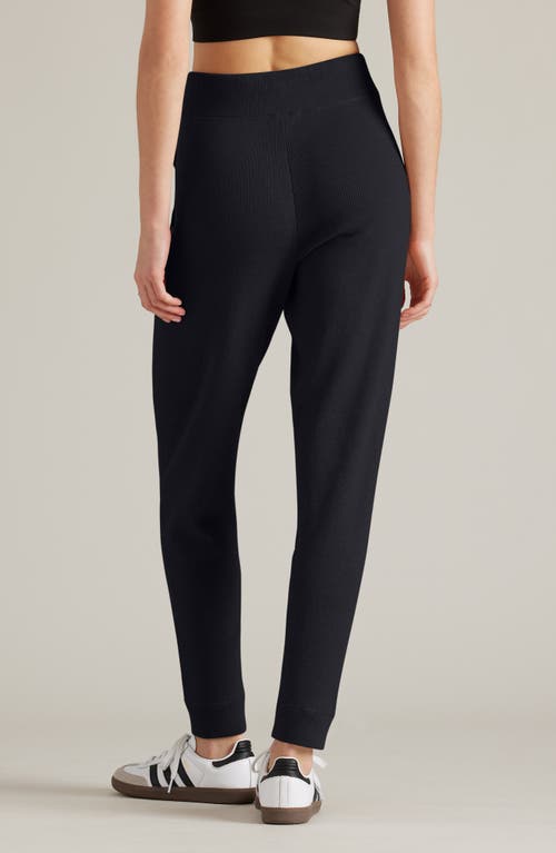 Rhone Apparel Daybreak Sweater Jogger In Black In Black